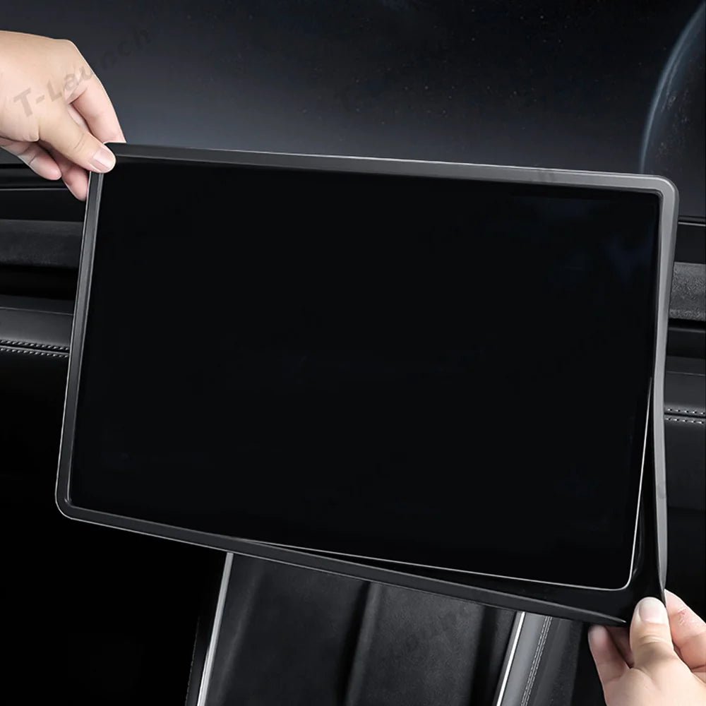 Silicone Center Screen Protection Frame for Tesla Model Y Juniper 2025 / Model 3 Highland 2024+ - T-Launch