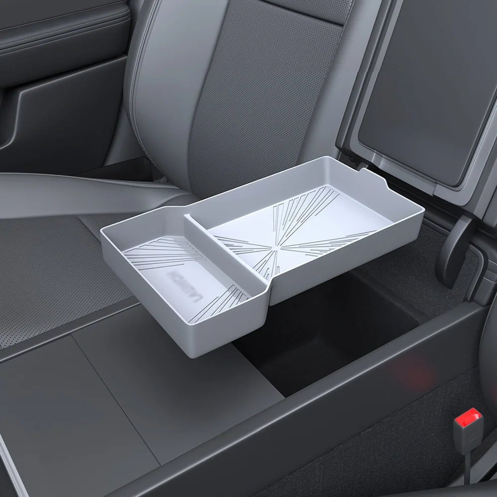 Silicone Console Armrest Box Lower Storage Tray for Tesla Model Y Juniper 2025+ - T-Launch