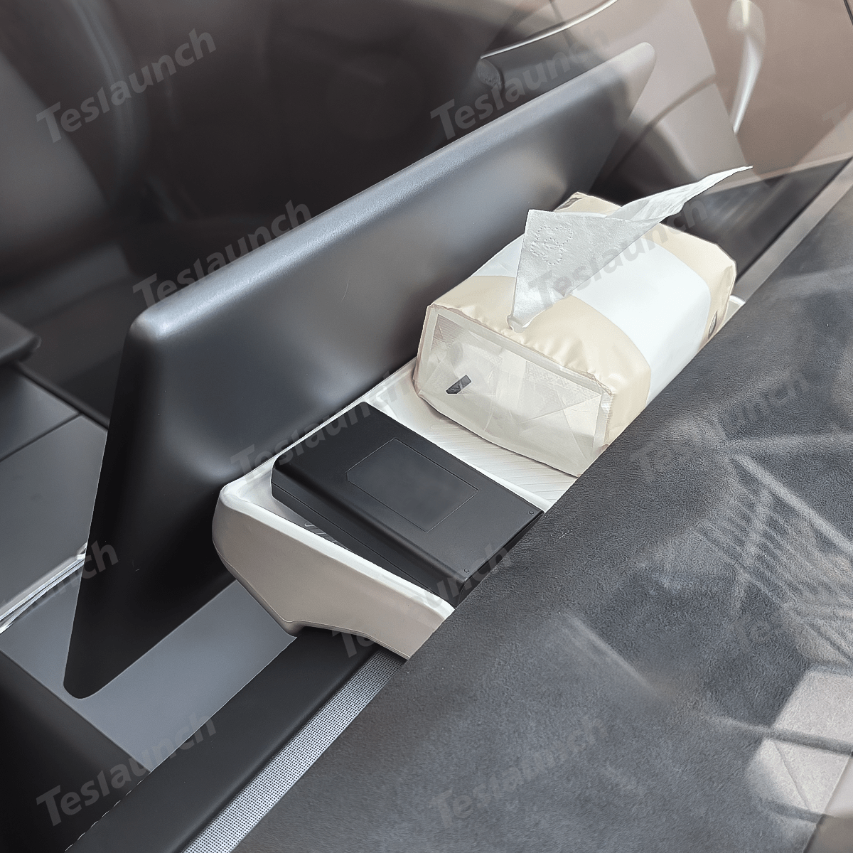 Silicone Dashboard Storage Box for Tesla Model Y Juniper 2025+ - T-Launch