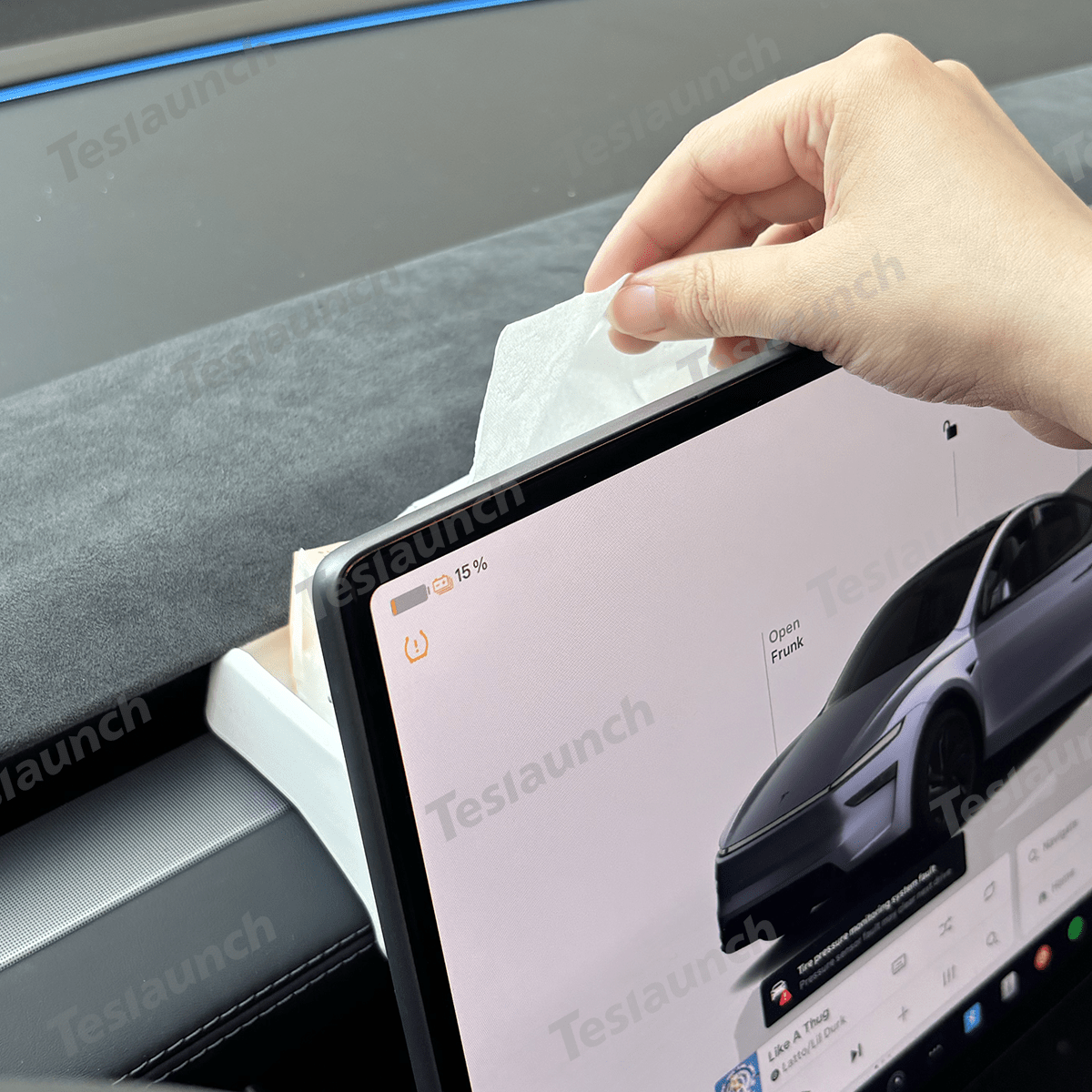 Silicone Dashboard Storage Box for Tesla Model Y Juniper 2025+ - T-Launch