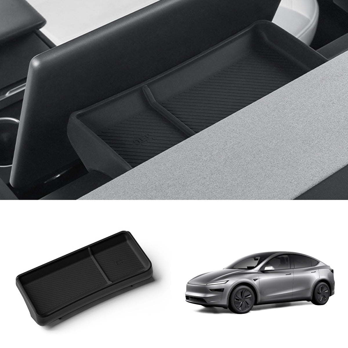 Silicone Dashboard Storage Box for Tesla Model Y Juniper 2025+ - T-Launch