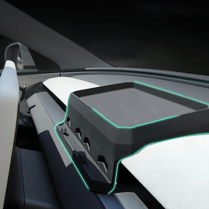Silicone Dashboard Tissue Tray Hidden Storage Box for Tesla Model Y Juniper 2025+ - T-Launch