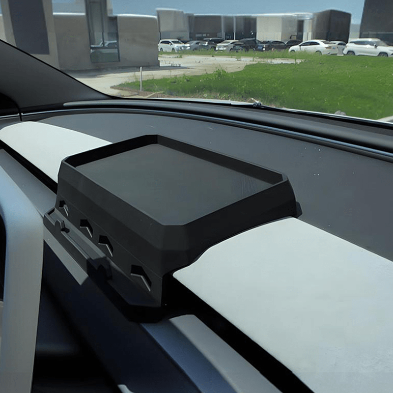 Silicone Dashboard Tissue Tray Hidden Storage Box for Tesla Model Y Juniper 2025+ - T-Launch