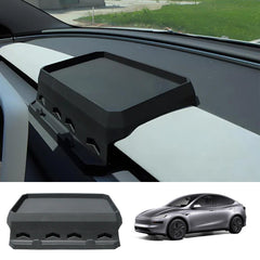 Silicone Dashboard Tissue Tray Hidden Storage Box for Tesla Model Y Juniper 2025+ - T-Launch