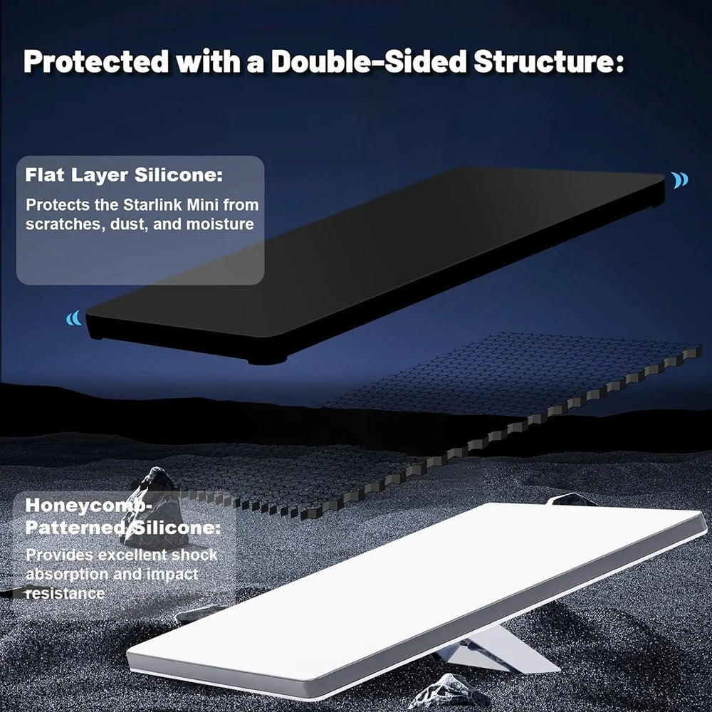 Silicone Full Cover Case for Starlink Mini - T-Launch