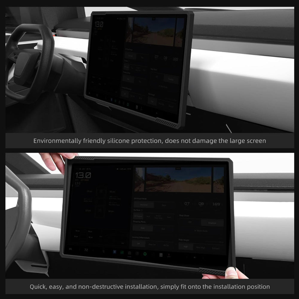 Silicone Screen Protector Frame for Tesla Cybertruck - T-Launch