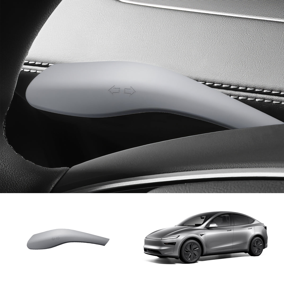 Silicone Turn Signal Stalk Cover for Tesla Model Y Juniper 2025+ (1 Pc) - T-Launch