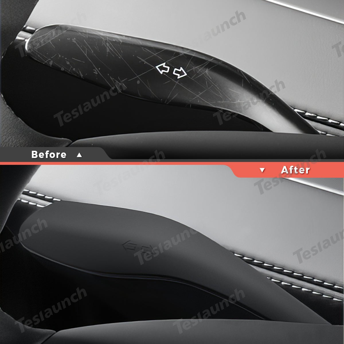 Silicone Turn Signal Stalk Cover for Tesla Model Y Juniper 2025+ (1 Pc) - T-Launch
