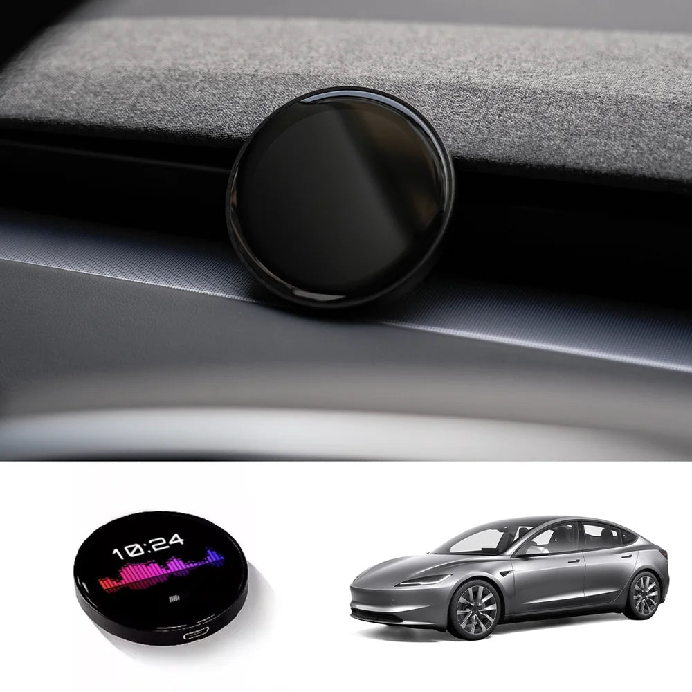 Smart Dashboard Gauge Display – Mini HUD for Tesla Model 3/Y (2017+) - T-Launch