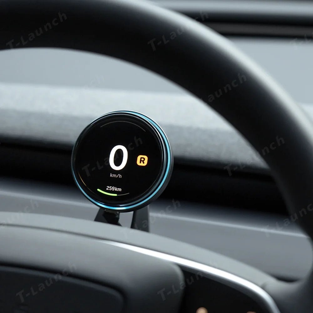 Smart Dashboard Gauge Display – Mini HUD for Tesla Model 3/Y (2017+) - T-Launch