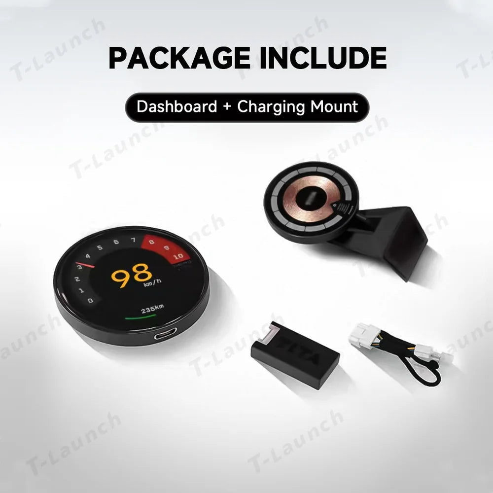 Smart Dashboard Gauge Display – Mini HUD for Tesla Model 3/Y (2017+) - T-Launch
