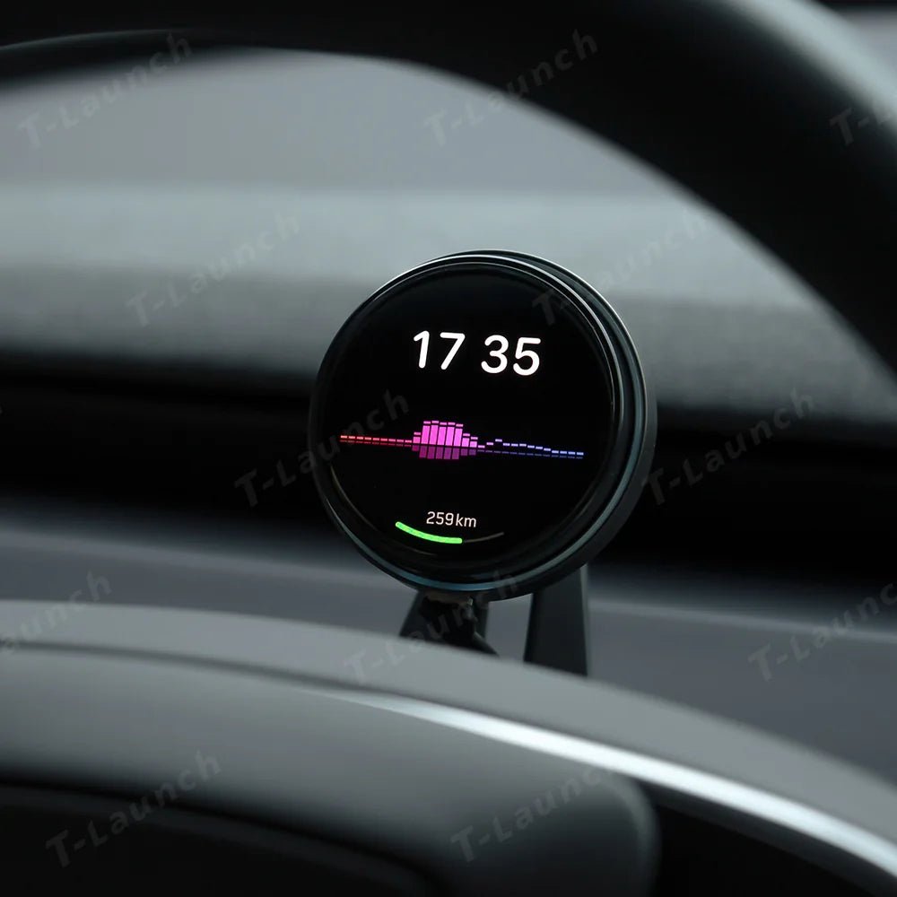 Smart Dashboard Gauge Display – Mini HUD for Tesla Model 3/Y (2017+) - T-Launch