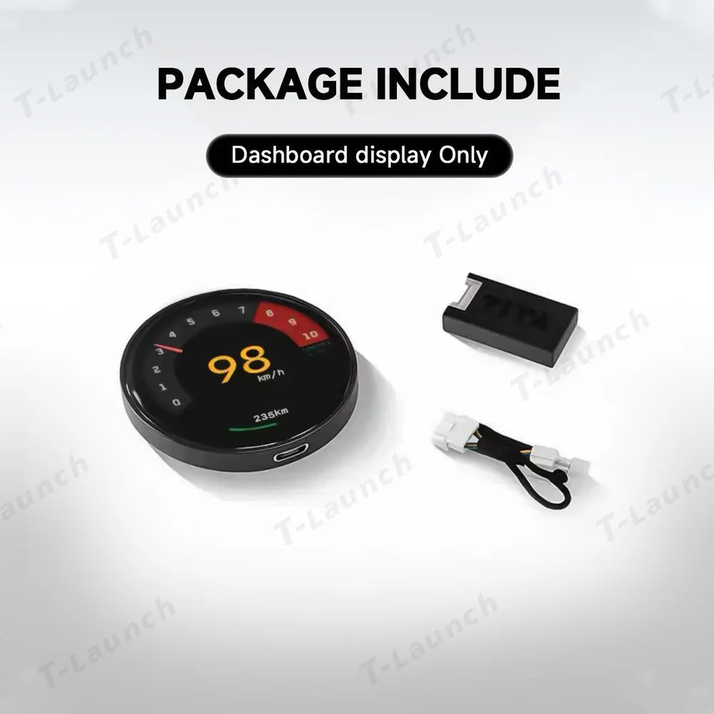 Smart Dashboard Gauge Display – Mini HUD for Tesla Model 3/Y (2017+) - T-Launch