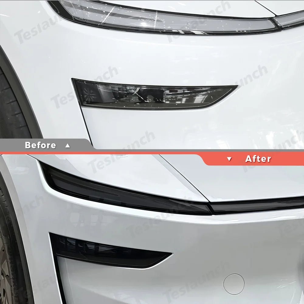 Smoked Tint TPU Headlight and Taillight Protection Film for Tesla Model Y Juniper 2025+ - T-Launch