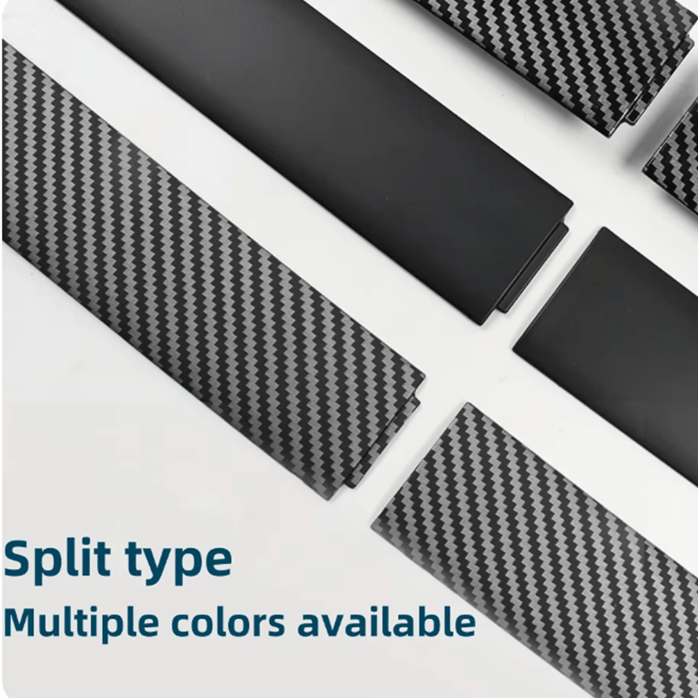 Split Dashboard Cover & Dashboard Air Outlet Cover (Carbon Fiber Pattern ABS) for Tesla Model 3 Highland 2024+ - T-Launch