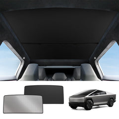 Split Nano Ice Crystal Glass Roof Sunshade for Cybertruck (2 PCS) - T-Launch