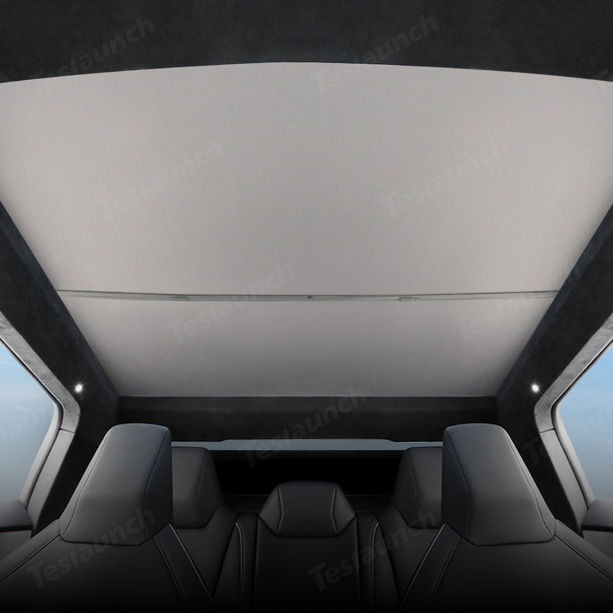 Split Nano Ice Crystal Glass Roof Sunshade for Cybertruck (2 PCS) - T-Launch