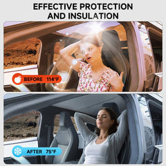 Split Nano Ice Crystal Glass Roof Sunshade for Cybertruck (2 PCS) - T-Launch