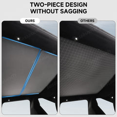 Split Nano Ice Crystal Glass Roof Sunshade for Cybertruck (2 PCS) - T-Launch