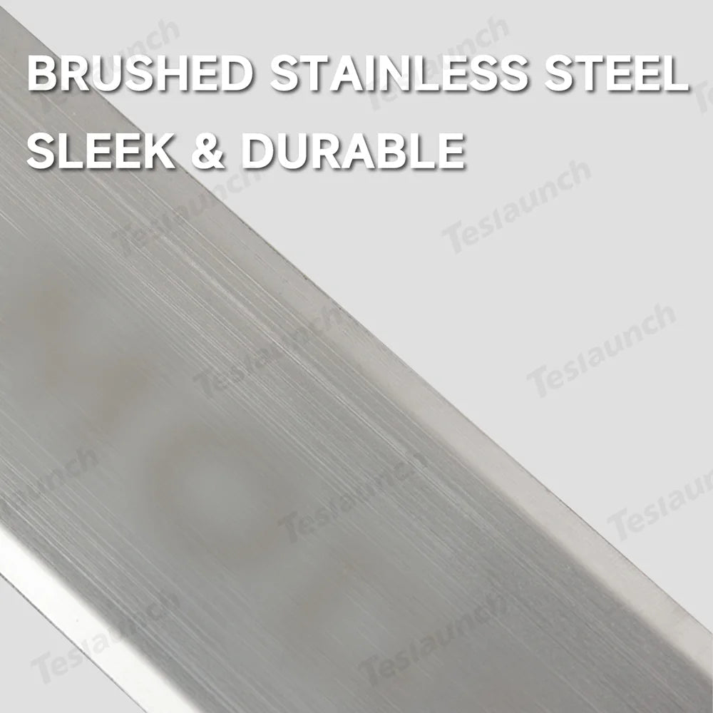 Stainless Steel Door Sill Protection Covers for Tesla Model Y Juniper 2025+ - T-Launch