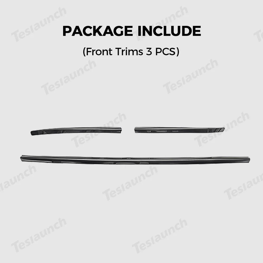 Stainless Steel Front & Rear Bumper Protector Trim for Tesla Model Y Juniper 2025+ - T-Launch