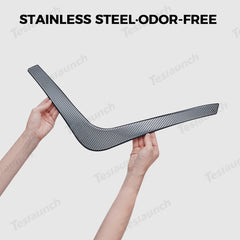 Stainless Steel Front & Rear Bumper Protector Trim for Tesla Model Y Juniper 2025+ - T-Launch