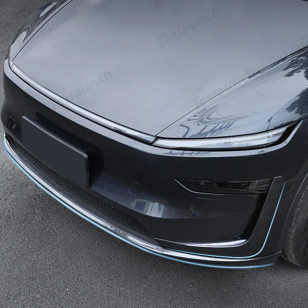 Stainless Steel Front & Rear Bumper Protector Trim for Tesla Model Y Juniper 2025+ - T-Launch