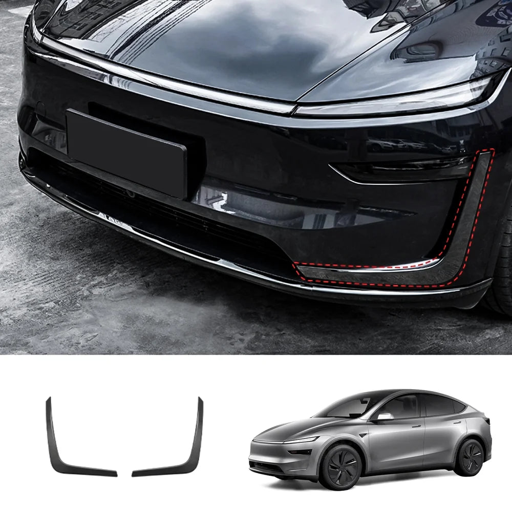 Stainless Steel Front & Rear Bumper Protector Trim for Tesla Model Y Juniper 2025+ - T-Launch