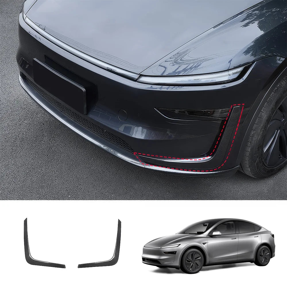 Stainless Steel Front & Rear Bumper Protector Trim for Tesla Model Y Juniper 2025+ - T-Launch