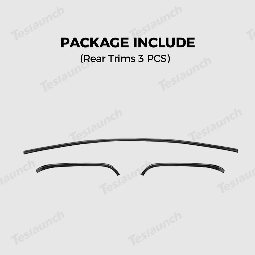 Stainless Steel Front & Rear Bumper Protector Trim for Tesla Model Y Juniper 2025+ - T-Launch
