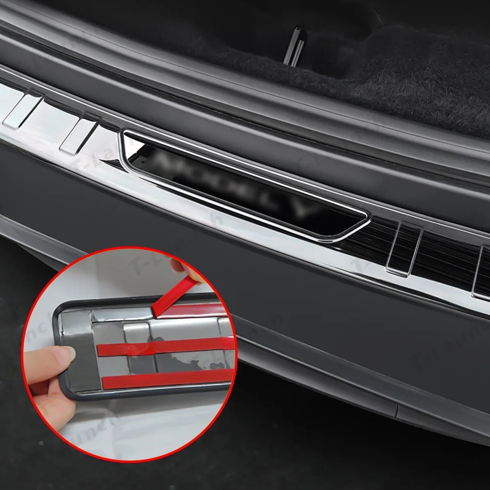 Stainless Steel Rear Bumper Protector Guard for Tesla Model Y Juniper 2025+ - T-Launch