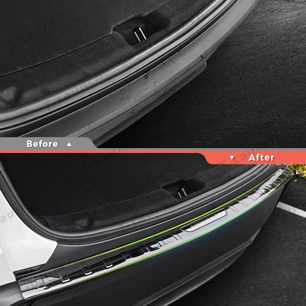 Stainless Steel Rear Bumper Protector Guard for Tesla Model Y Juniper 2025+ - T-Launch