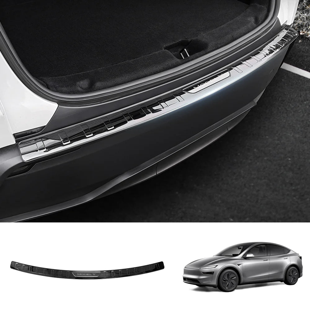 Stainless Steel Rear Bumper Protector Guard for Tesla Model Y Juniper 2025+ - T-Launch