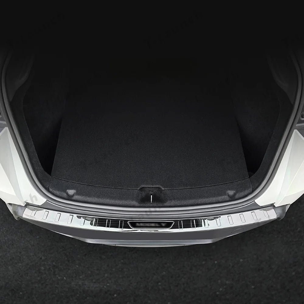 Stainless Steel Rear Bumper Protector Guard for Tesla Model Y Juniper 2025+ - T-Launch