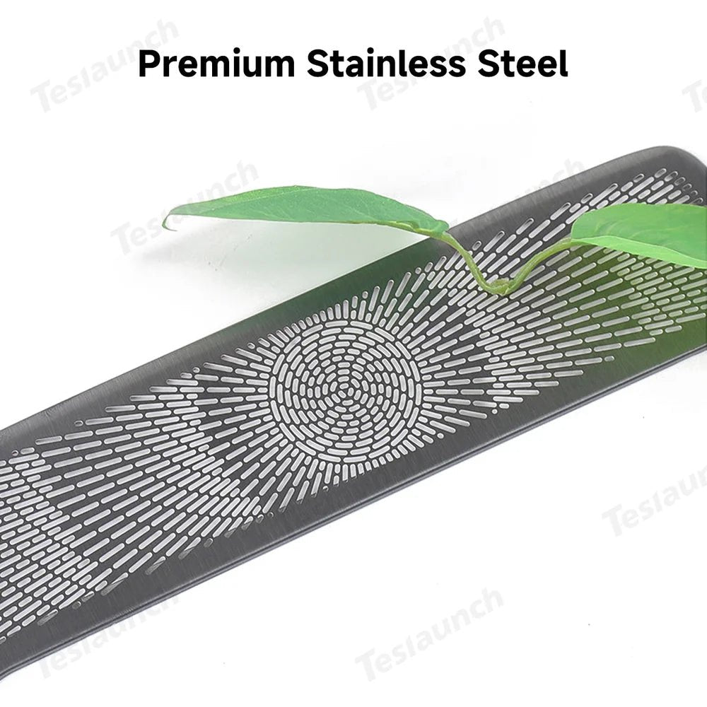 Stainless Steel Rear Console Vent Cover for Tesla Model Y Juniper 2025+ - T-Launch