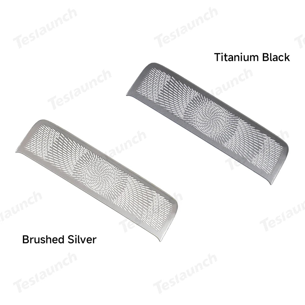 Stainless Steel Rear Console Vent Cover for Tesla Model Y Juniper 2025+ - T-Launch
