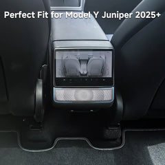 Stainless Steel Rear Console Vent Cover for Tesla Model Y Juniper 2025+ - T-Launch