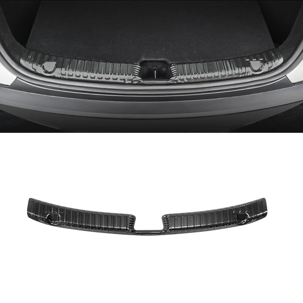 Stainless Steel Rear Trunk Sill Protector for Tesla Model Y Juniper 2025+ - T-Launch