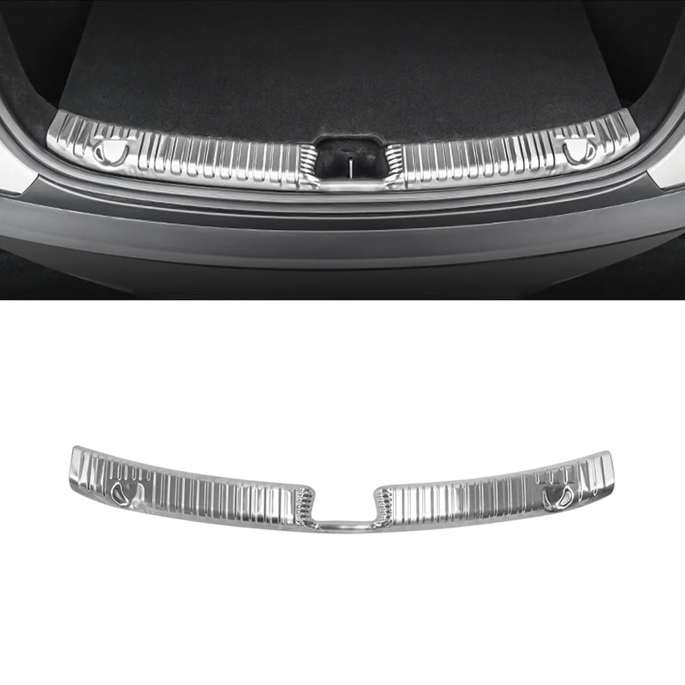 Stainless Steel Rear Trunk Sill Protector for Tesla Model Y Juniper 2025+ - T-Launch