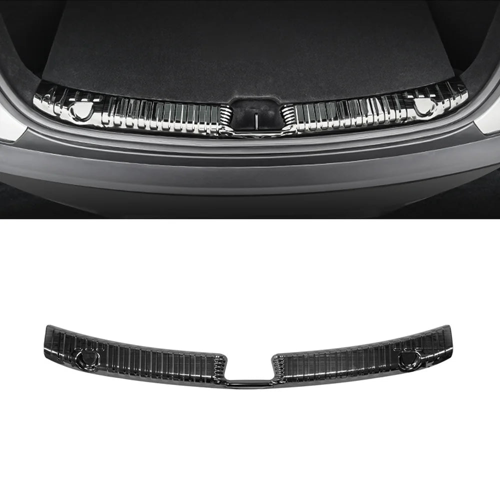 Stainless Steel Rear Trunk Sill Protector for Tesla Model Y Juniper 2025+ - T-Launch
