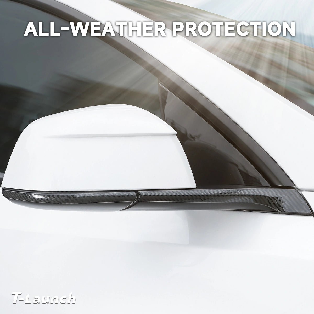 Stainless Steel Side Mirror Anti-Scratch Edge Protector Trim for Tesla Model Y Juniper 2025+/Model Y L 2026+ - T-Launch