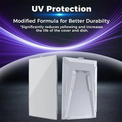 Starlink High Performance Dish Hail Protection Cover – Heavy-Duty PC Shield - T-Launch