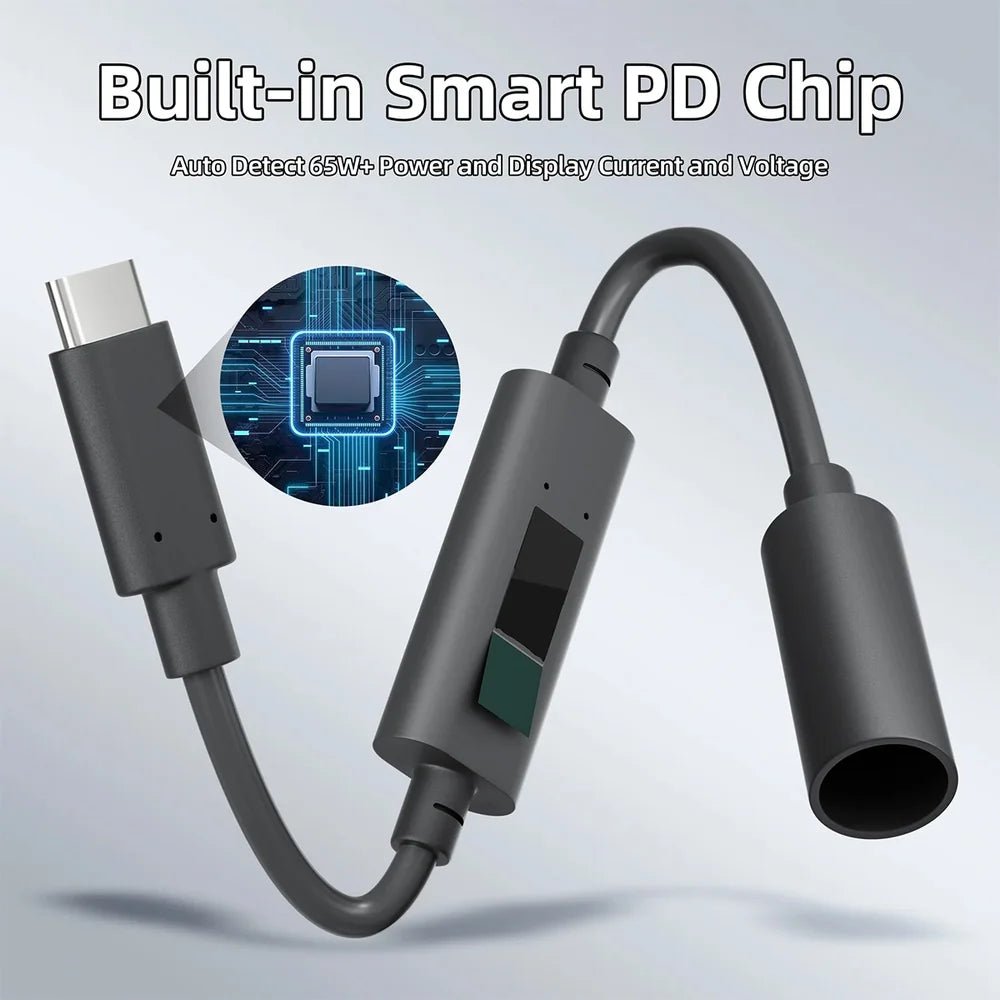 Starlink Mini PD USB-C to DC Female Adapter with Digital Display (Volt/Amp) - T-Launch