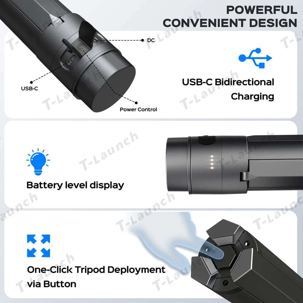 Starlink Mini Power Stand with Integrated Tripod – Compatible with All Starlink Mini Models - T-Launch
