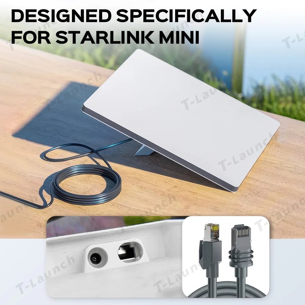 Starlink to RJ45 Ethernet Cable for Starlink Mini - T-Launch