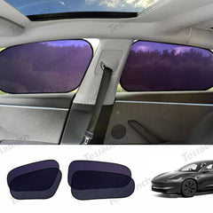 Static Cling Mesh Insulated Side Window Sunshade For Tesla Model 3 - T-Launch