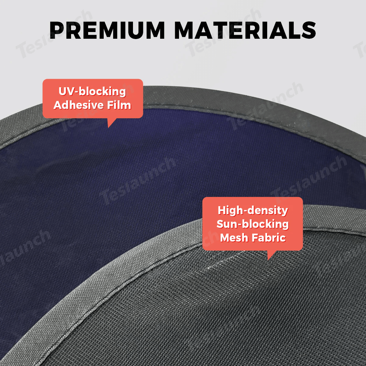 Static Cling Mesh Insulated Side Window Sunshade For Tesla Model 3/Y - T-Launch