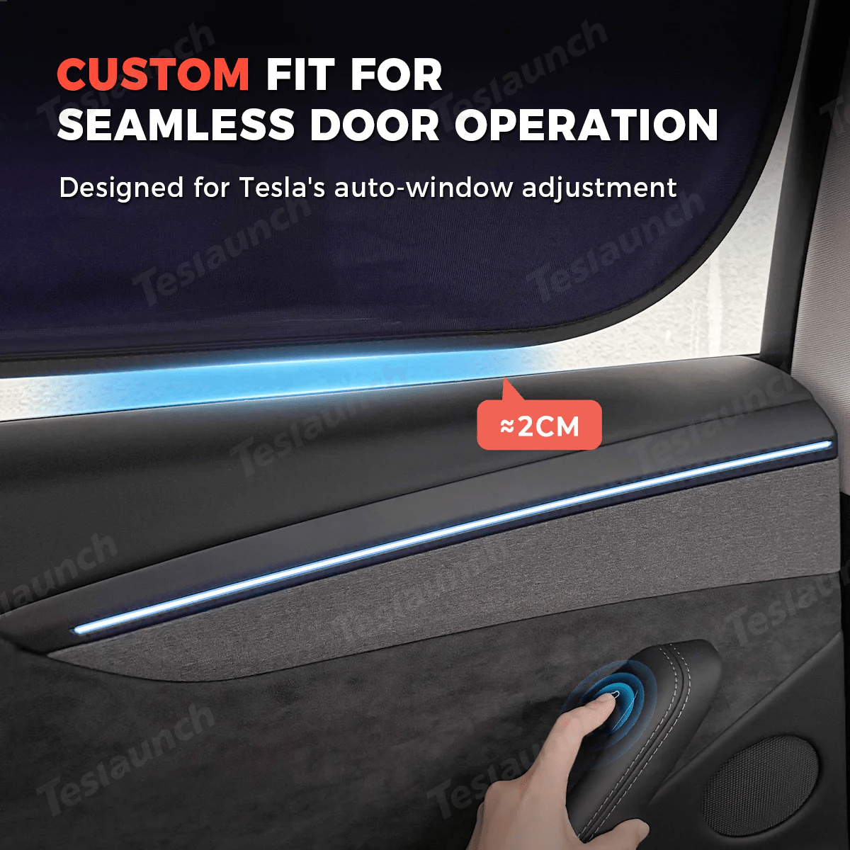 Static Cling Mesh Insulated Side Window Sunshade For Tesla Model 3/Y - T-Launch
