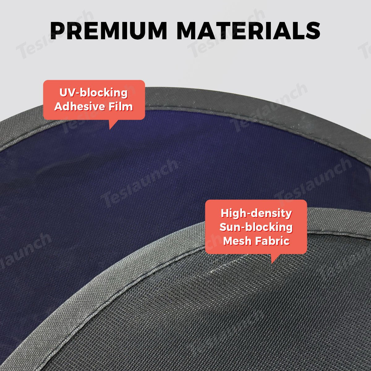 Static Cling Mesh Insulated Side Window Sunshade For Tesla Model Y - T-Launch