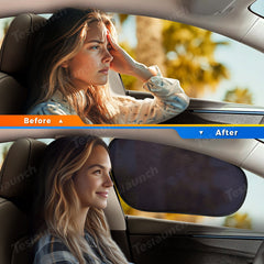 Static Cling Mesh Insulated Side Window Sunshade For Tesla Model Y - T-Launch